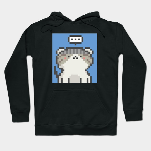 Pixel Cat 110 Hoodie by Infinite Mew Mew